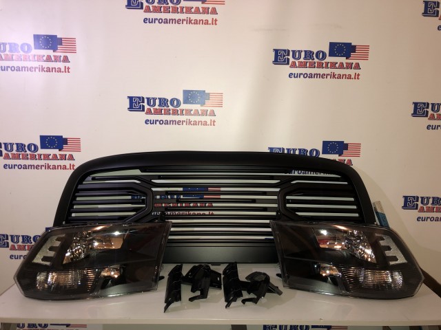 Dual Headlights, Grille (Complete set)